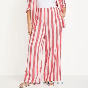 NWT Old Navy High-Waisted Crinkle Gauze Super Wide-Leg Pants